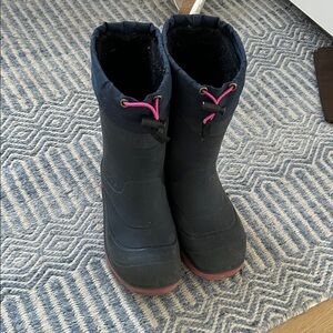 Kamik Kids' Navy and Magenta Snow Boots